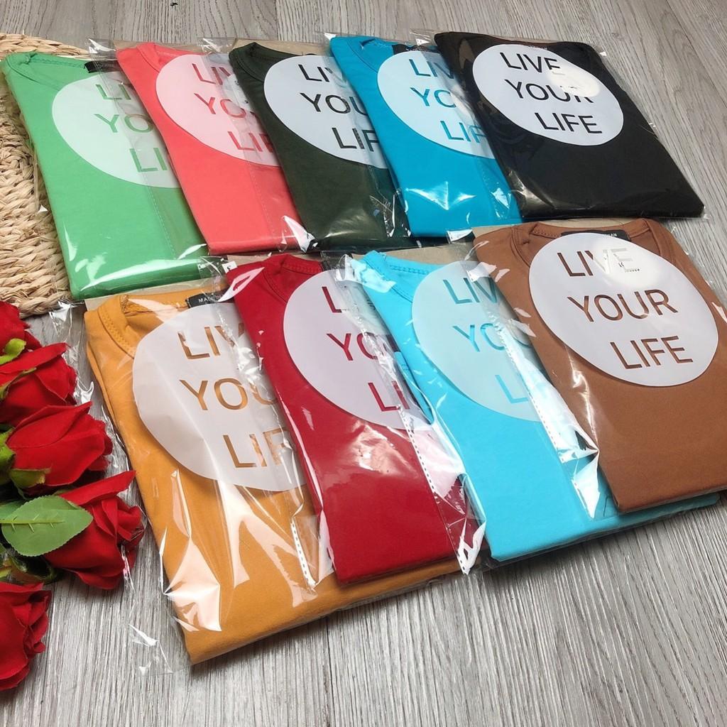 Bộ Dài Tay Cotton Thun Lạnh Màu Trơn Cho Bé