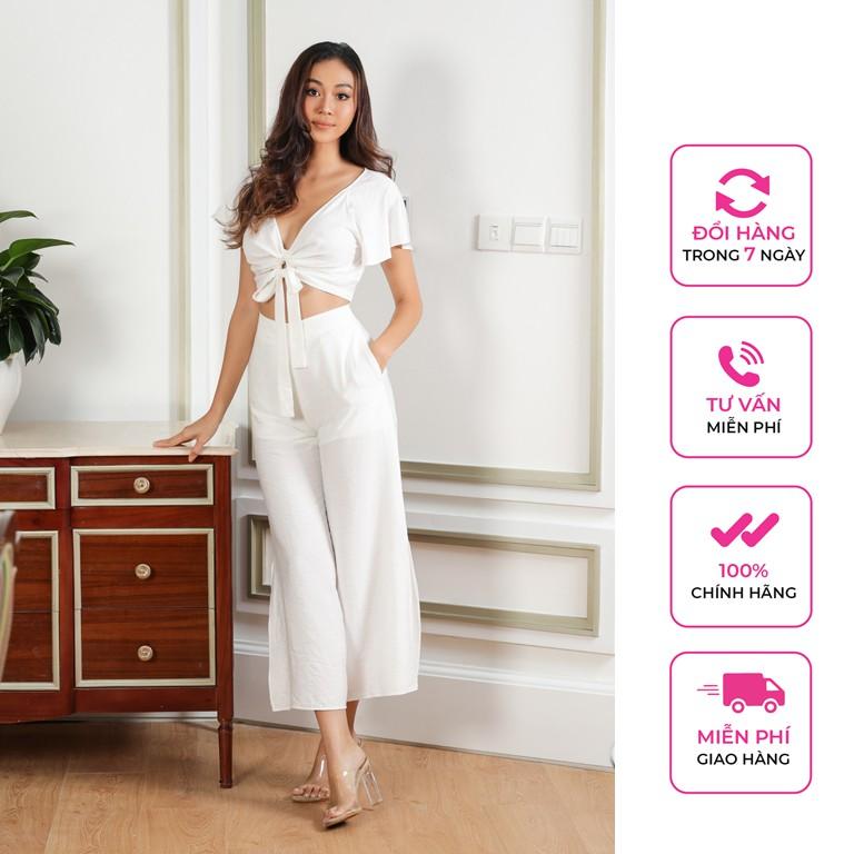 Áo Croptop cột dây kiểu cổ V VenusSecret