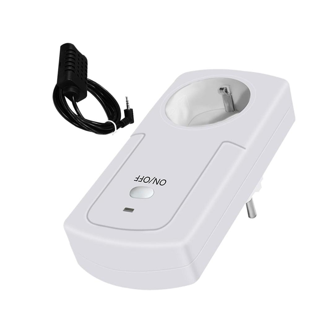 WIFI Nhiệt Độ Độ Ẩm ỨNG DỤNG Điều Khiển từ xa Thời Gian Ổ Cắm Phích Cắm CHÂU ÂU