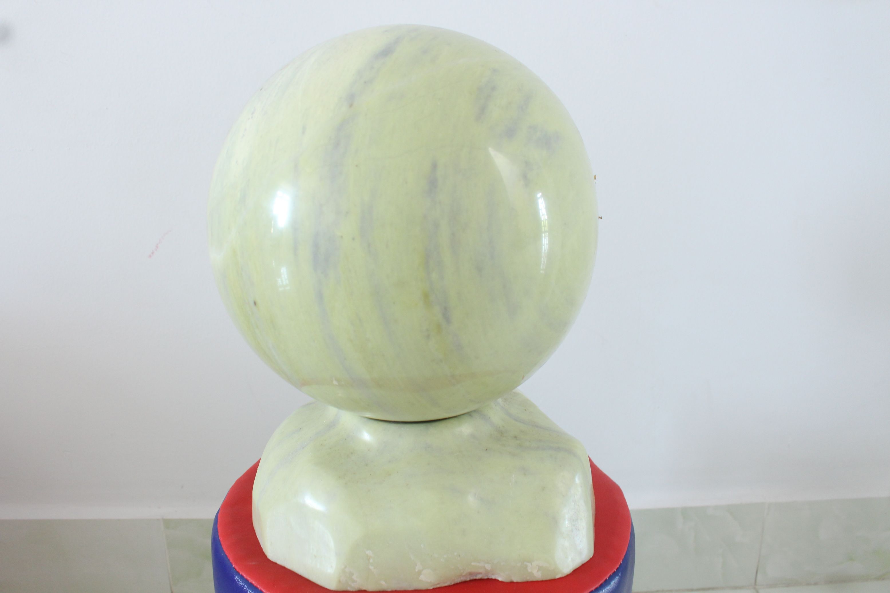 Quả cầu đá phong thủy Serpentine tự nhiên nặng 16.2kg MS35
