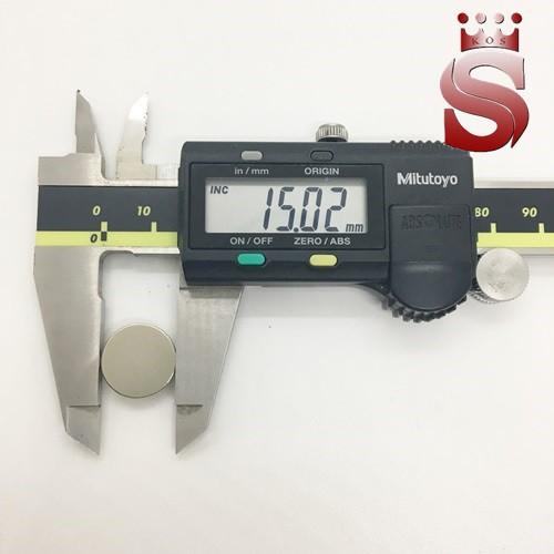 Nam châm vĩnh cửu kích thước 15x1.5mm
