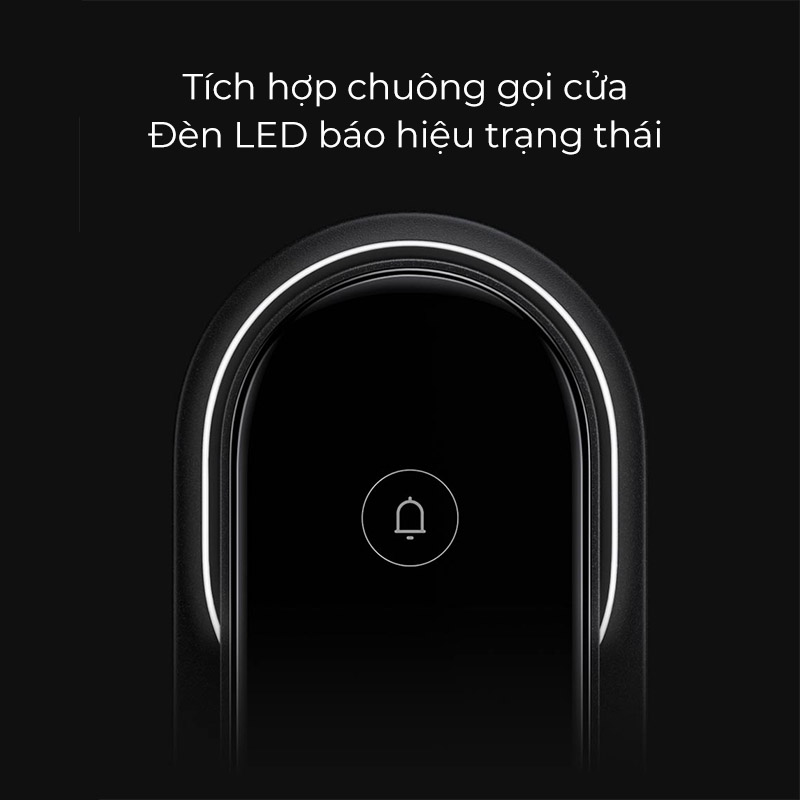 Khóa Thông Minh Aqara D100 Smart Lock Bản Quốc Tế - Khóa Push Pull Tiện lợi, mở cửa bằng vân tay, app - Hàng Chính Hãng