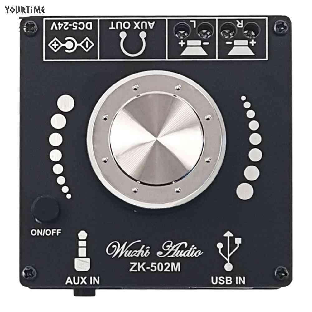 Bảng Mạch Khuếch Đại Âm Thanh ZK-502M Mini Bluetooth 5.0 50WX2