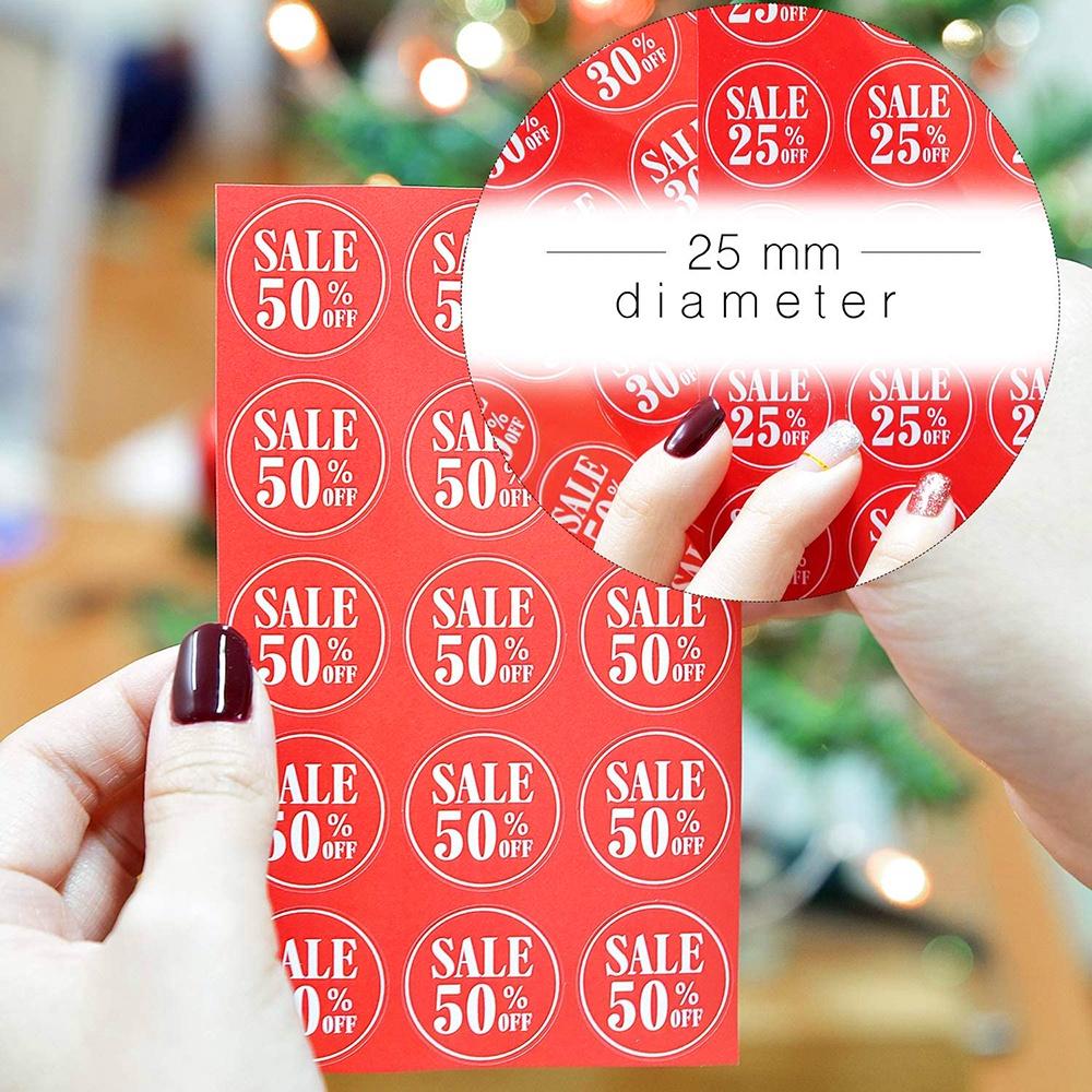 Sticker label_Tem nhãn in giãm giá sticker_100pcs