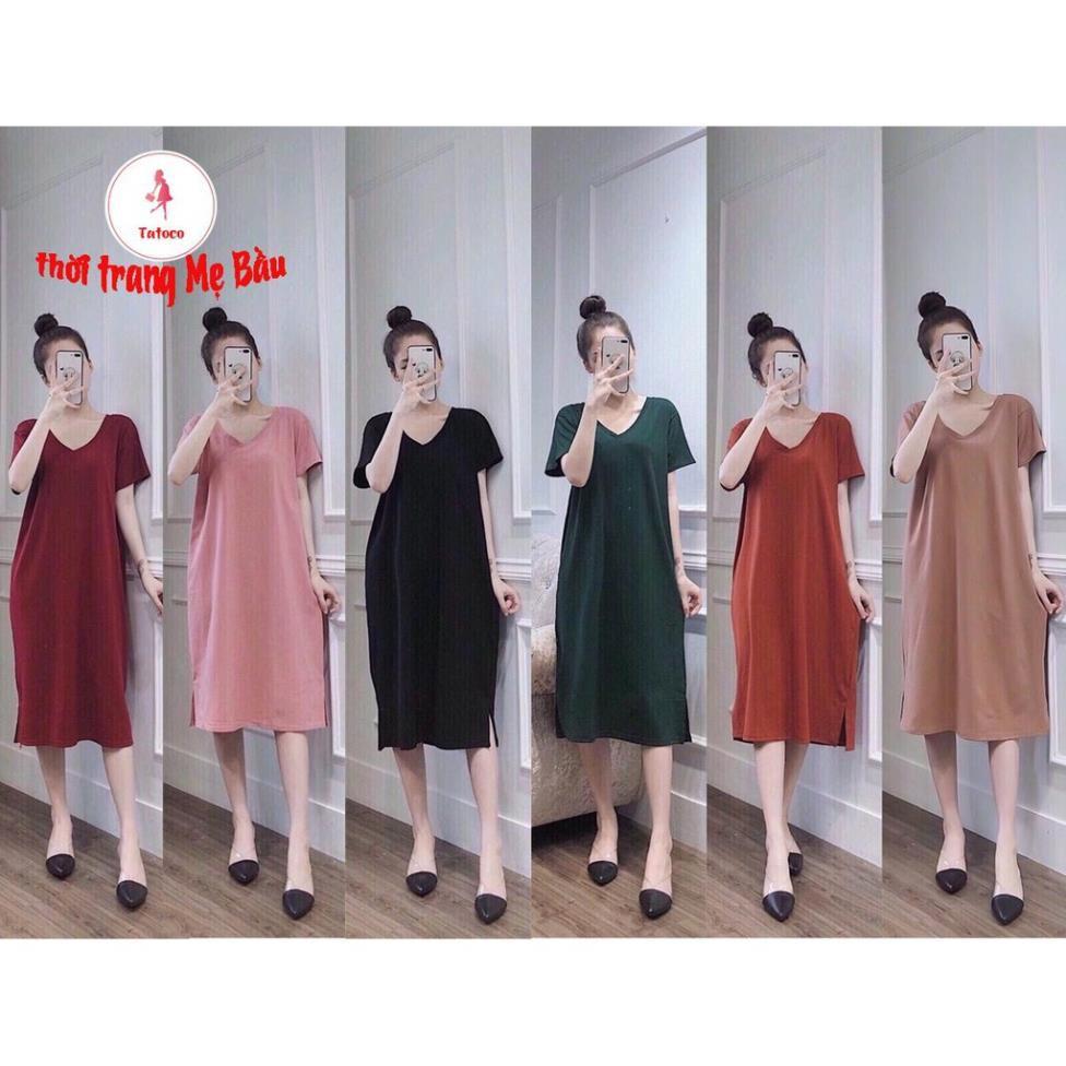 Váy Bầu Suông Mùa Hè ( 6 màu ) ảnh thật (shop Tatoco)