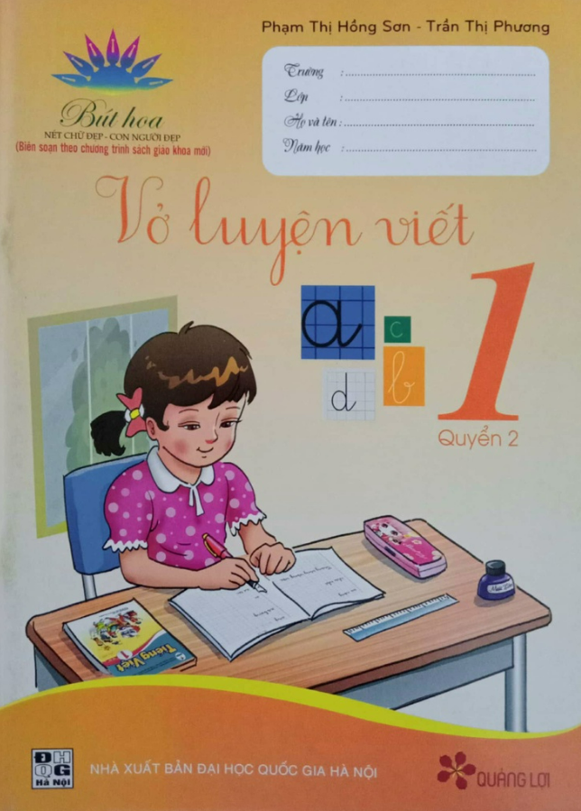 Sách - Vở Luyện Viết 1 Quyển 2