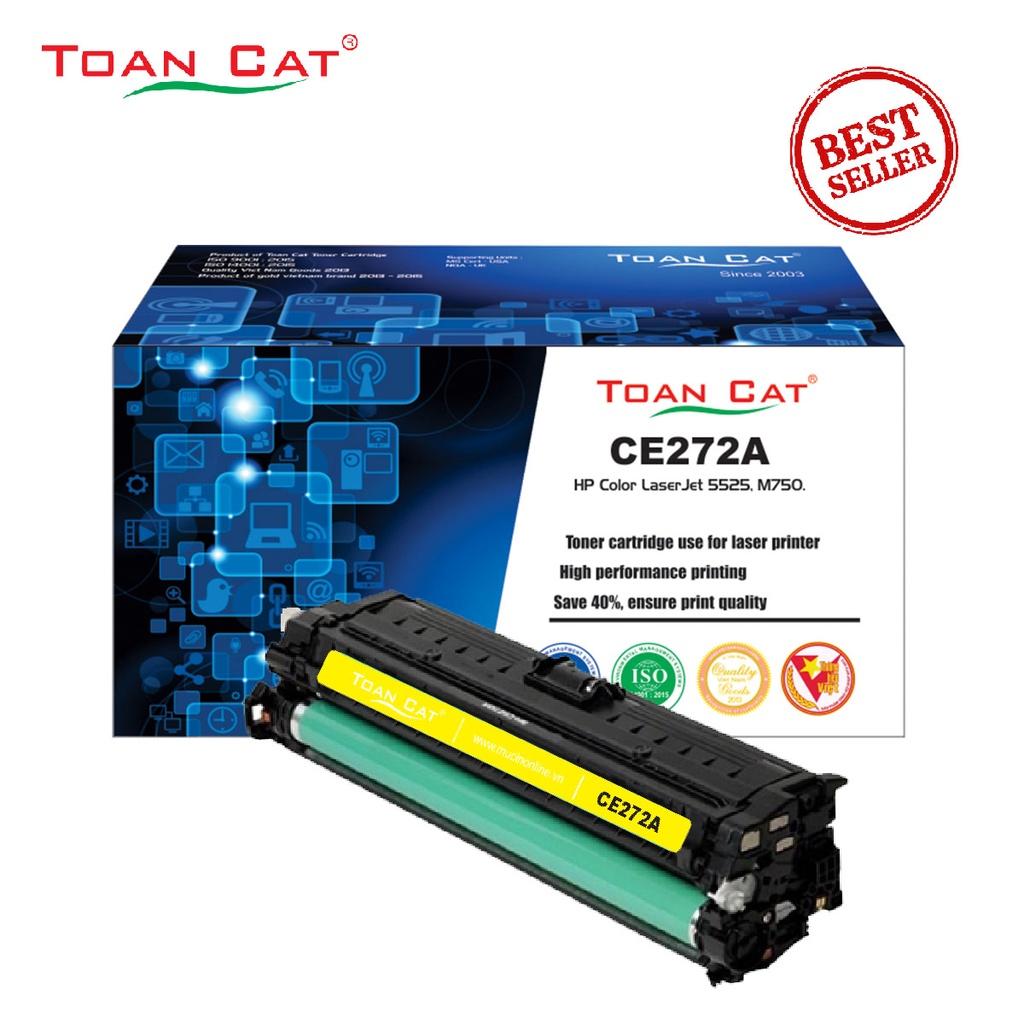 Hộp mực in Toàn Cát CE270A - CE271A - CE272A - CE273A dùng cho máy in HP Color LaserJet 5525, M750 - HÀNG CHÍNH HÃNG