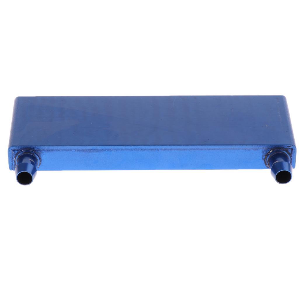 Aluminum Water Cooling Block 40x120mm Liquid Water Cooler System for CPU Graphics Radiator Heat Sink T40120C