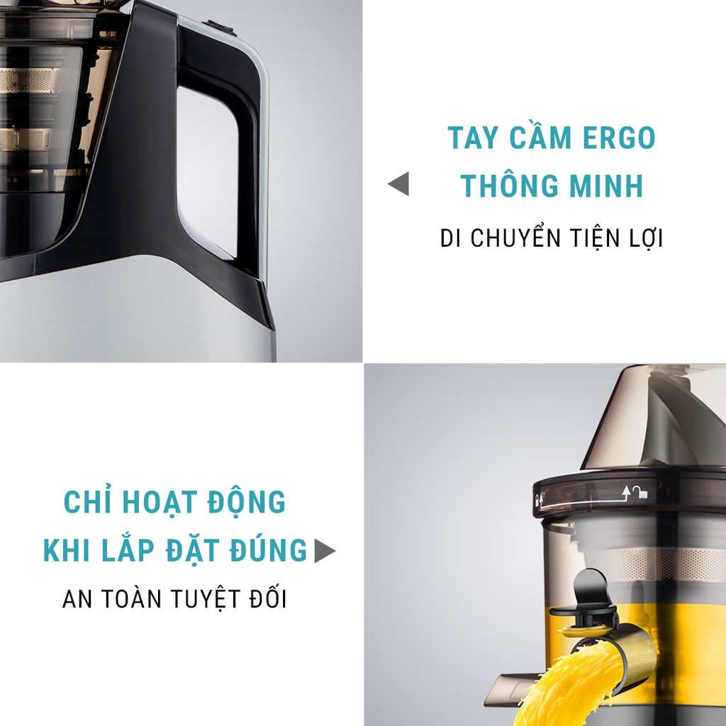 Máy ép chậm trái cây rau của quả Fellia S265 - Hàng chính hãng