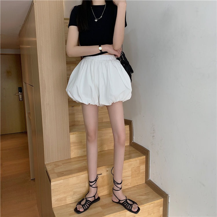 Quần đùi nữ bí, quần nữ ngắn chất voan đẹp mềm mịn size S M L SKUQ-38A