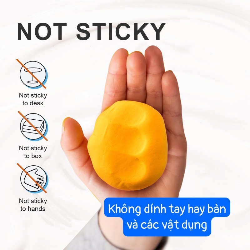 Hình ảnh Đất sét nhẹ tự khô tặng dụng cụ, an toàn cho bé Stacom SK_CL0615