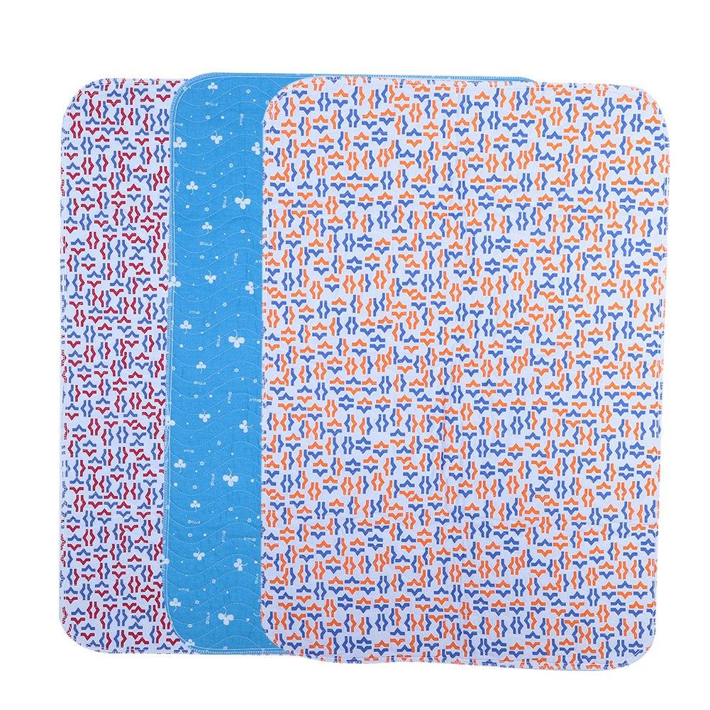 3 Màu Nước Tiểu Thảm Có Thể Tái Sử Dụng Tã Người Lớn Chèn Lót Vải Cho Bé Baby IQ Miếng Lót Tã Giấy Có Thể Giặt Được Làm Dày Cả Tiểu Tiện Nước Tiểu Thảm