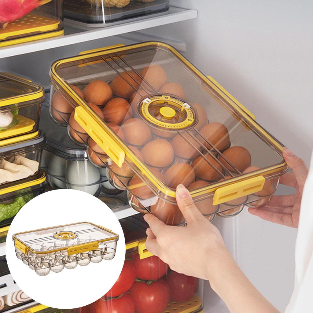 Eggs Holder Food Storage Egg Box Refrigerator Container Case