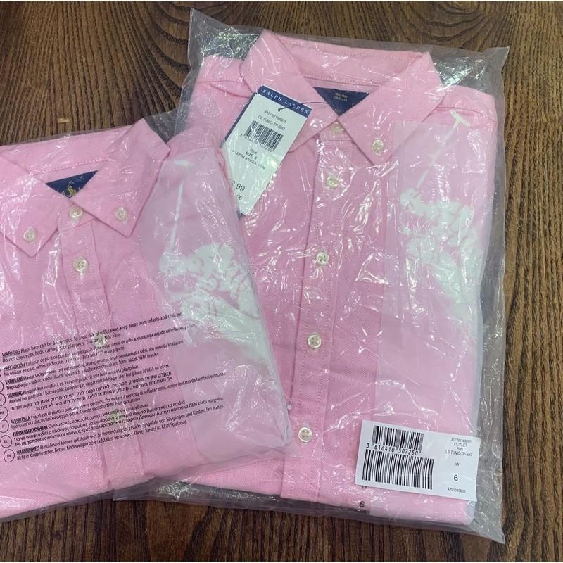 Áo sơ mi hồng bé trai