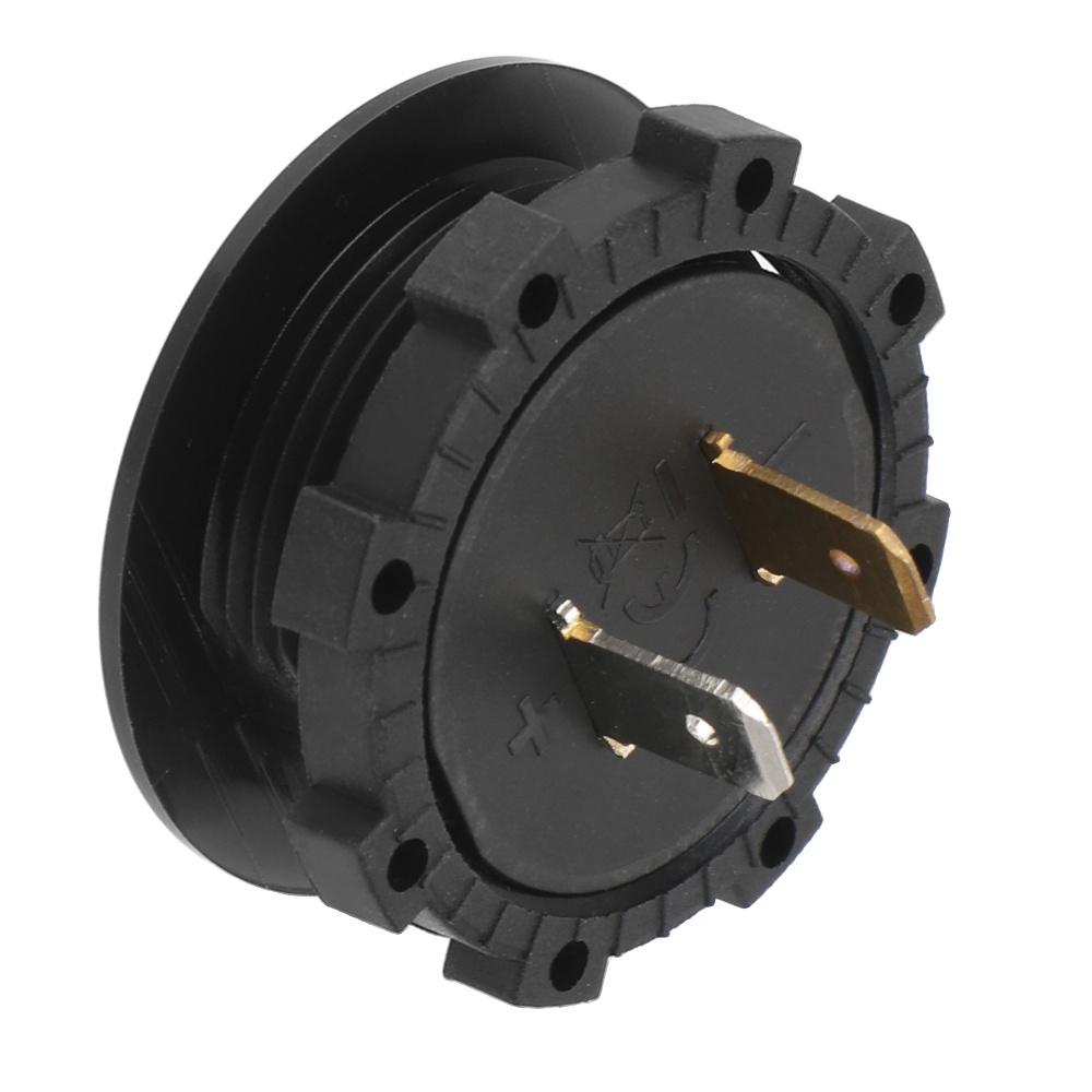 Vôn kế kỹ thuật số màn hình LED DC 12V-24V chống thấm nước chuyên dụng cho xe hơi/ tàu thuyền/ xe tải/ ATV