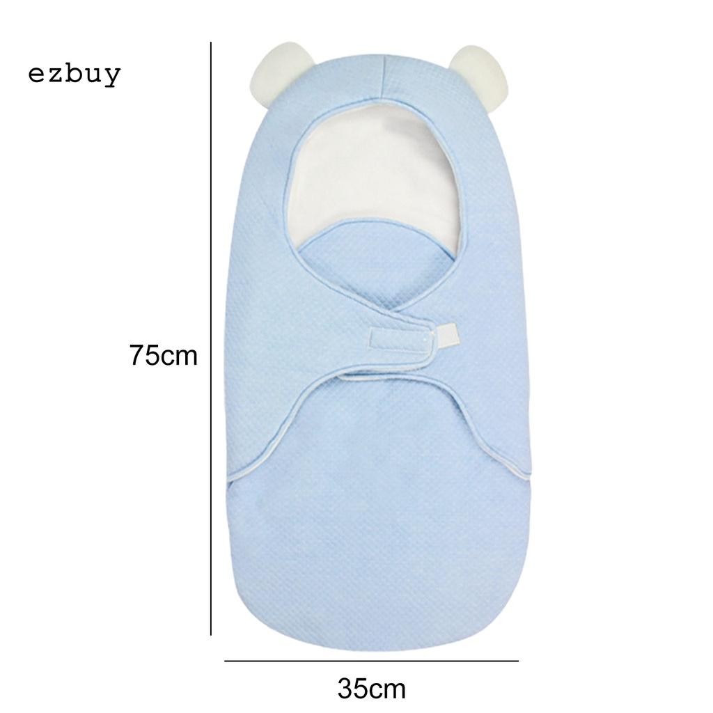 Convenient Infant Swaddle Wrap Comfortable Solid Baby Sleeping Bag 360 Degree Protection for Home