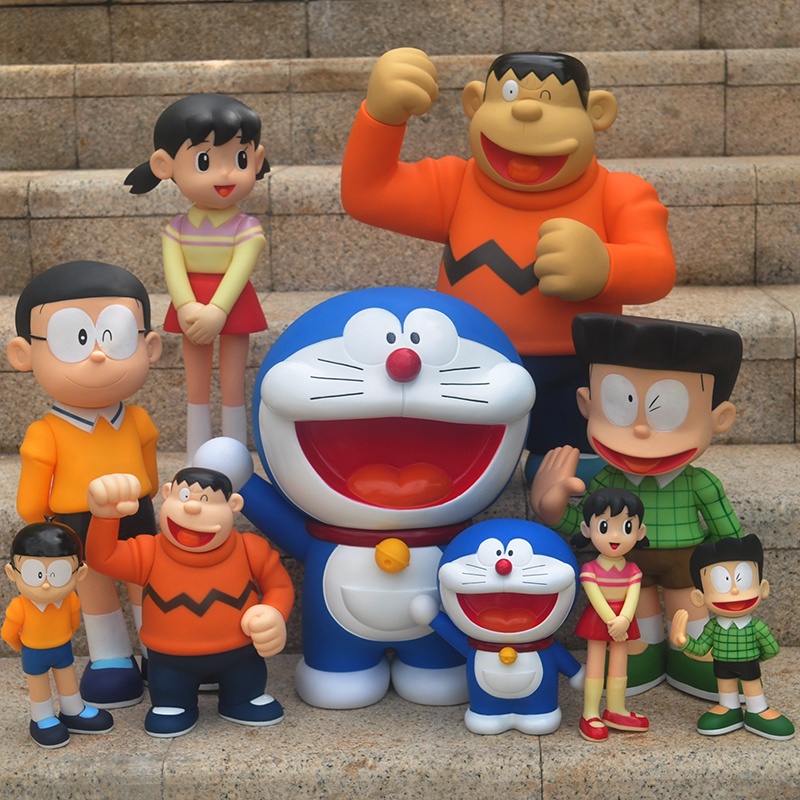 Mô hình doremon nobita chaien xeko siêu đẹp