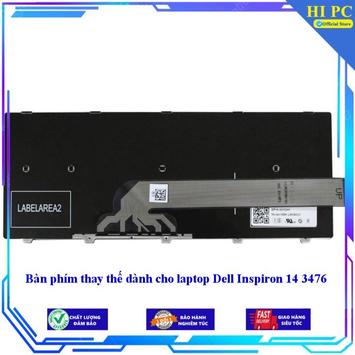 Bàn phím thay thế dành cho laptop Dell Inspiron 14 3476 - Hàng Nhập Khẩu