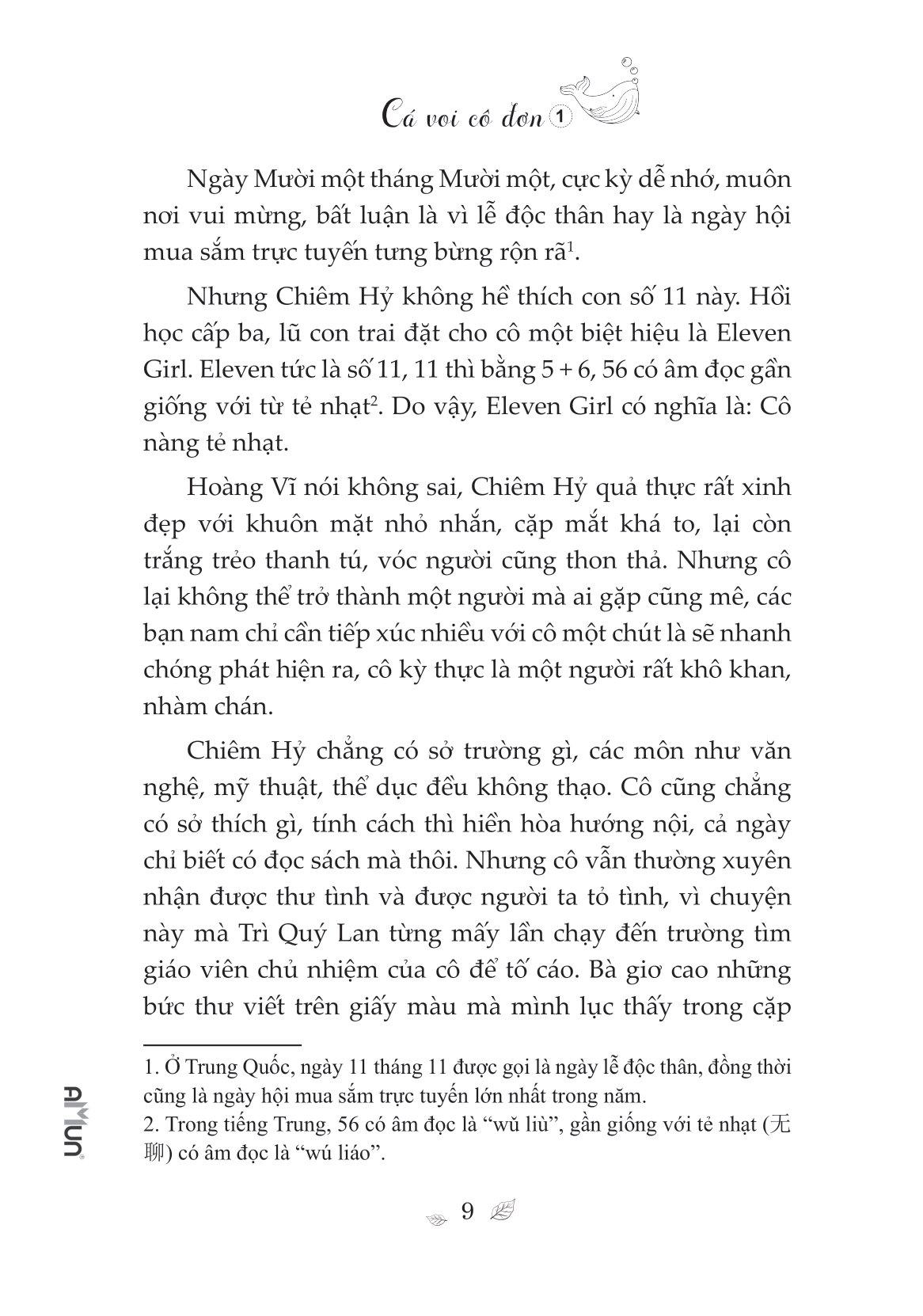 Cá Voi Cô Đơn - Tập 1