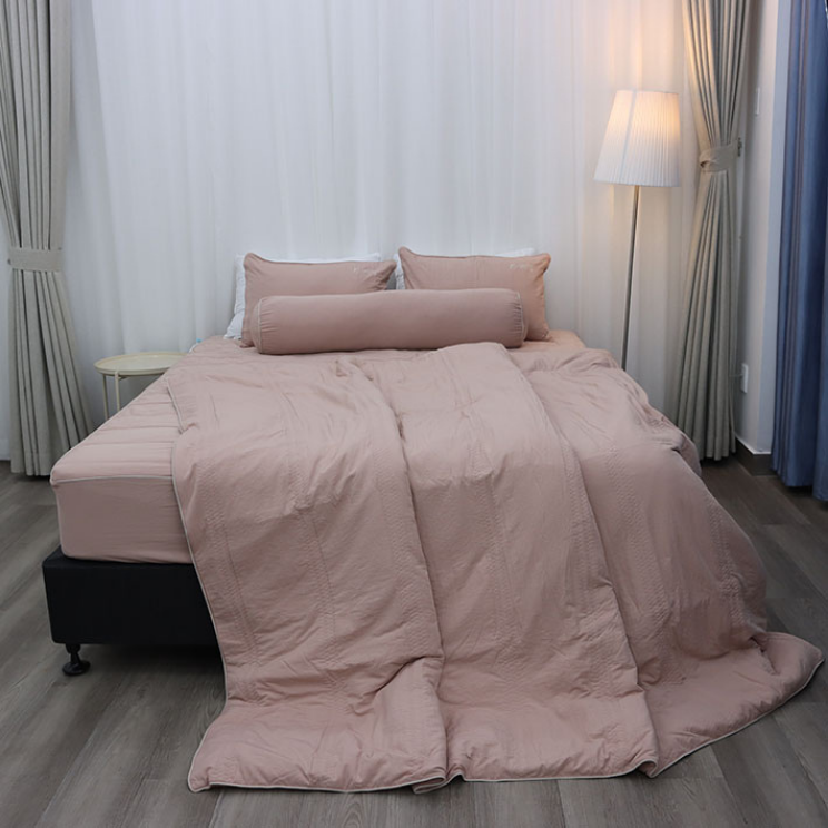 Chăn bốn mùa Micro Modal Hồng K-Bedding KMMS202 200*220cm