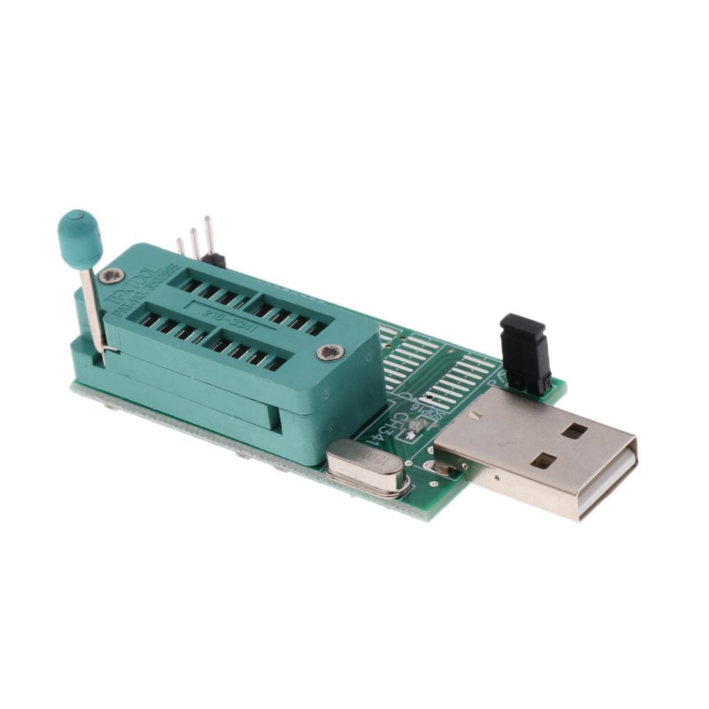 2 Pcs Pins CH341A Programmer USB Motherboard Routing LCD Bios Board 24 25
