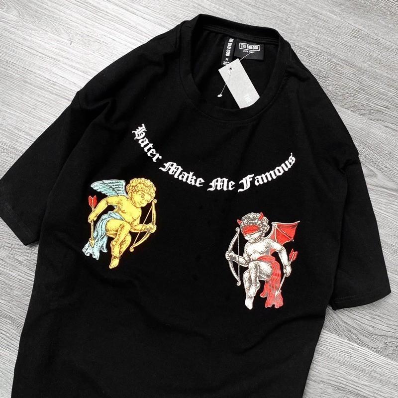 Áo thun thiên thần áo thun tay lỡ Hater the bad god
