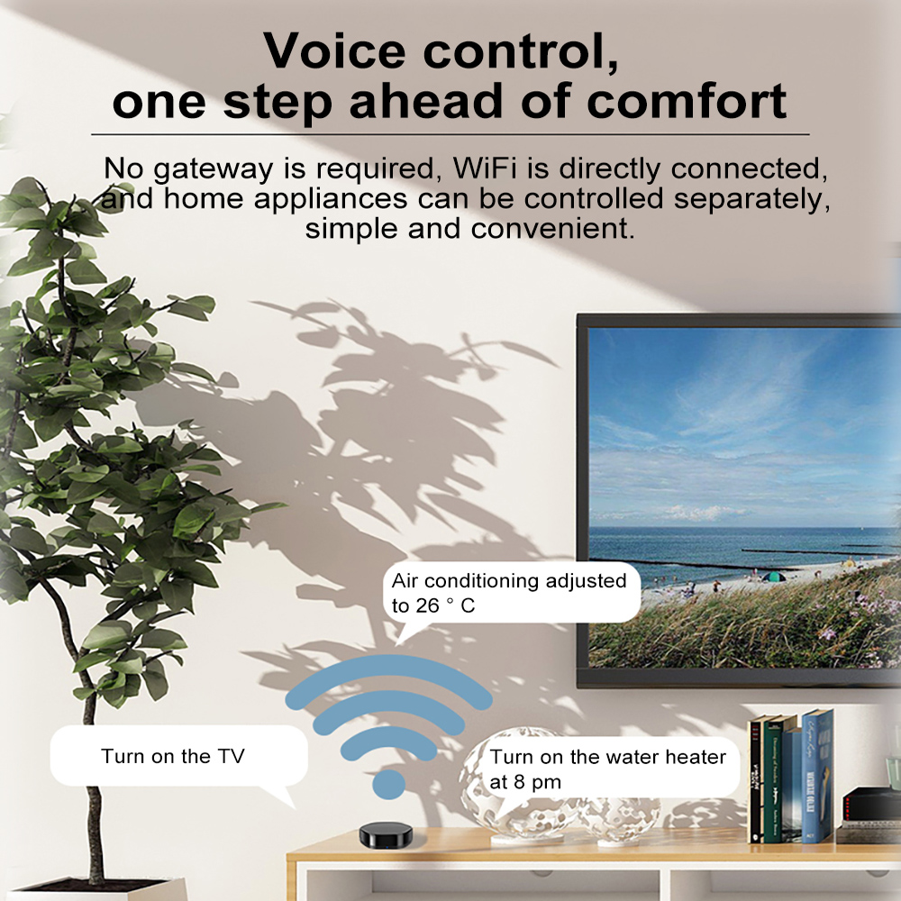 Điều Khiển Từ Xa Ứng Dụng Cuộc Sống Thông Minh IR WiFi Cho Trợ Lý Âm Thanh Alexa Google