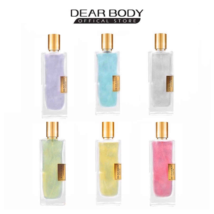 Nước Hoa DEAR BODY 50ml - Dạng Kim Tuyến Lấp Lánh - Hương Thơm Quyến Rũ - Ngọt Ngào - Hấp Dẫn - Lưu Hương Tới 12h