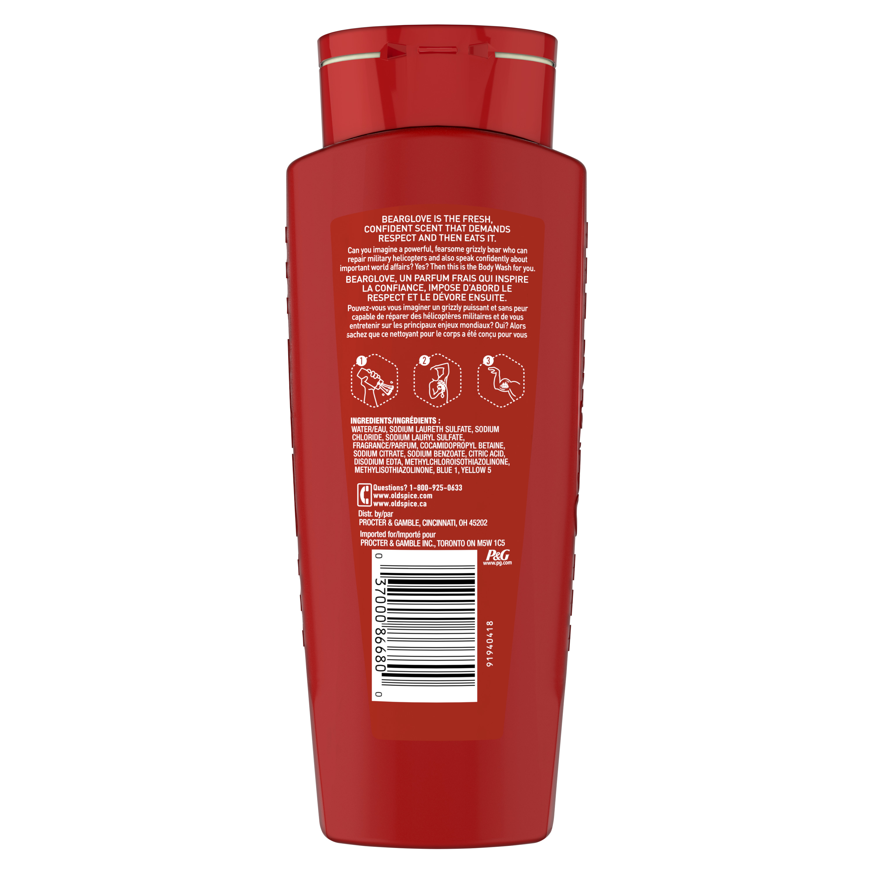 Sữa Tắm Old Spice Bearglove Body Wash 473ml