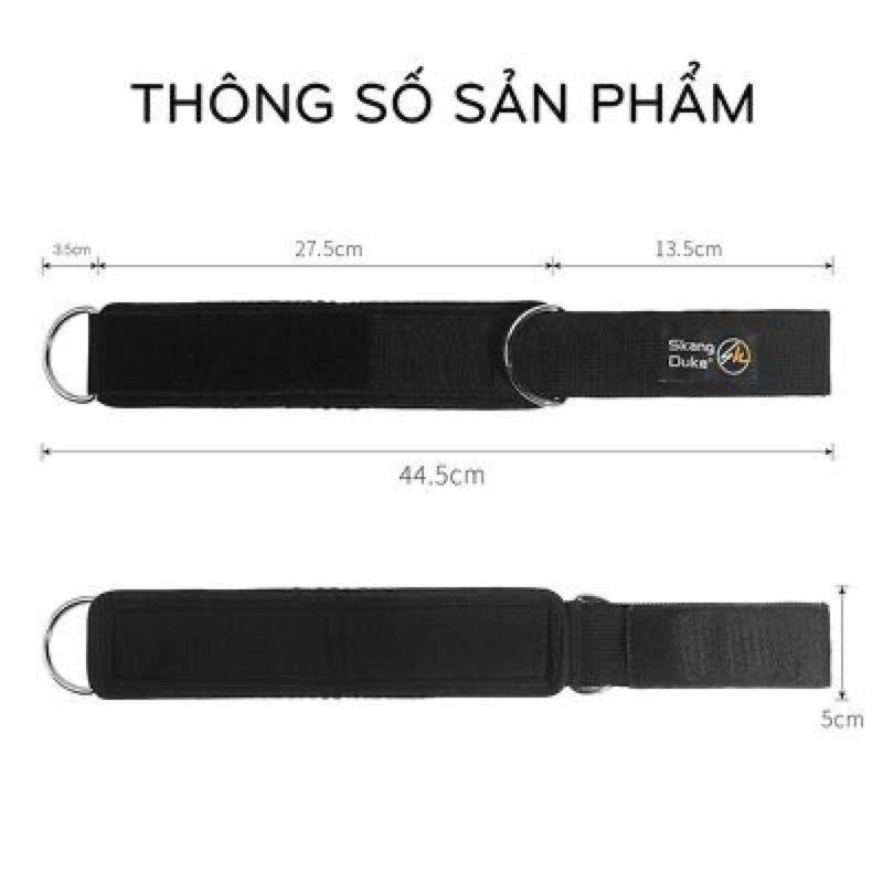 Đai quấn cổ chân Sportslink SKDK-HJ026 hỗ trợ tập chân, mông, đùi với cáp, dây kháng lực (Cặp)