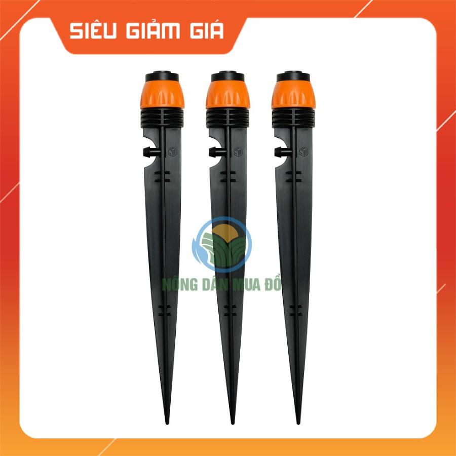 Bich 100 Béc tưới gốc xòe 360 độ kèm que cắm có thể điều chỉnh lưu lượng và bán kính