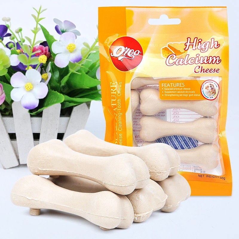 Xương Orgo, Xương Gặm Sạch Răng Thơm Miệng Cho Chó, Gói 90G - Phô Mai