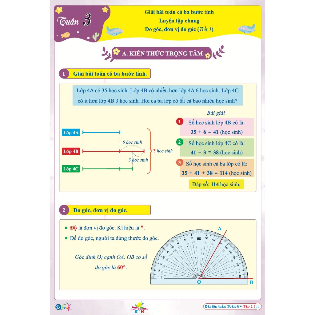 Sách Bài Tập Tuần Toán 4 - Tập 1 - Kết Nối Tri Thức Với Cuộc Sống - Bản Quyền