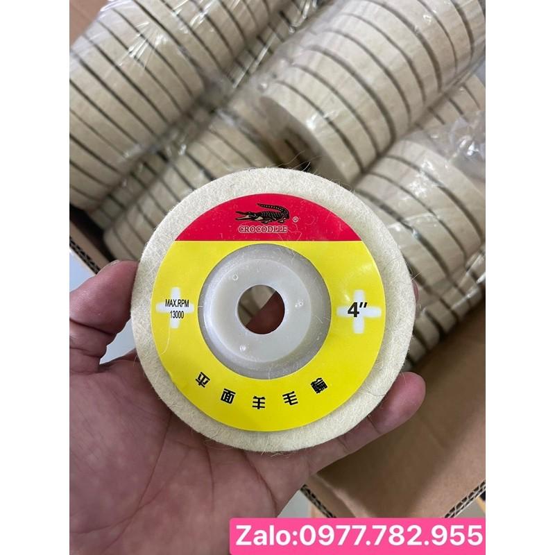 Combo 10 viên nỉ trắng đánh bóng kim loại 98x11x16mm