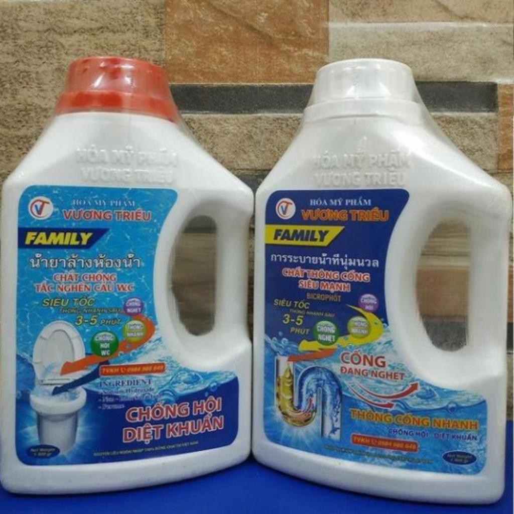 Nước thông tắc bồn cầu cống - hoa mỹ phẩm vương triều
