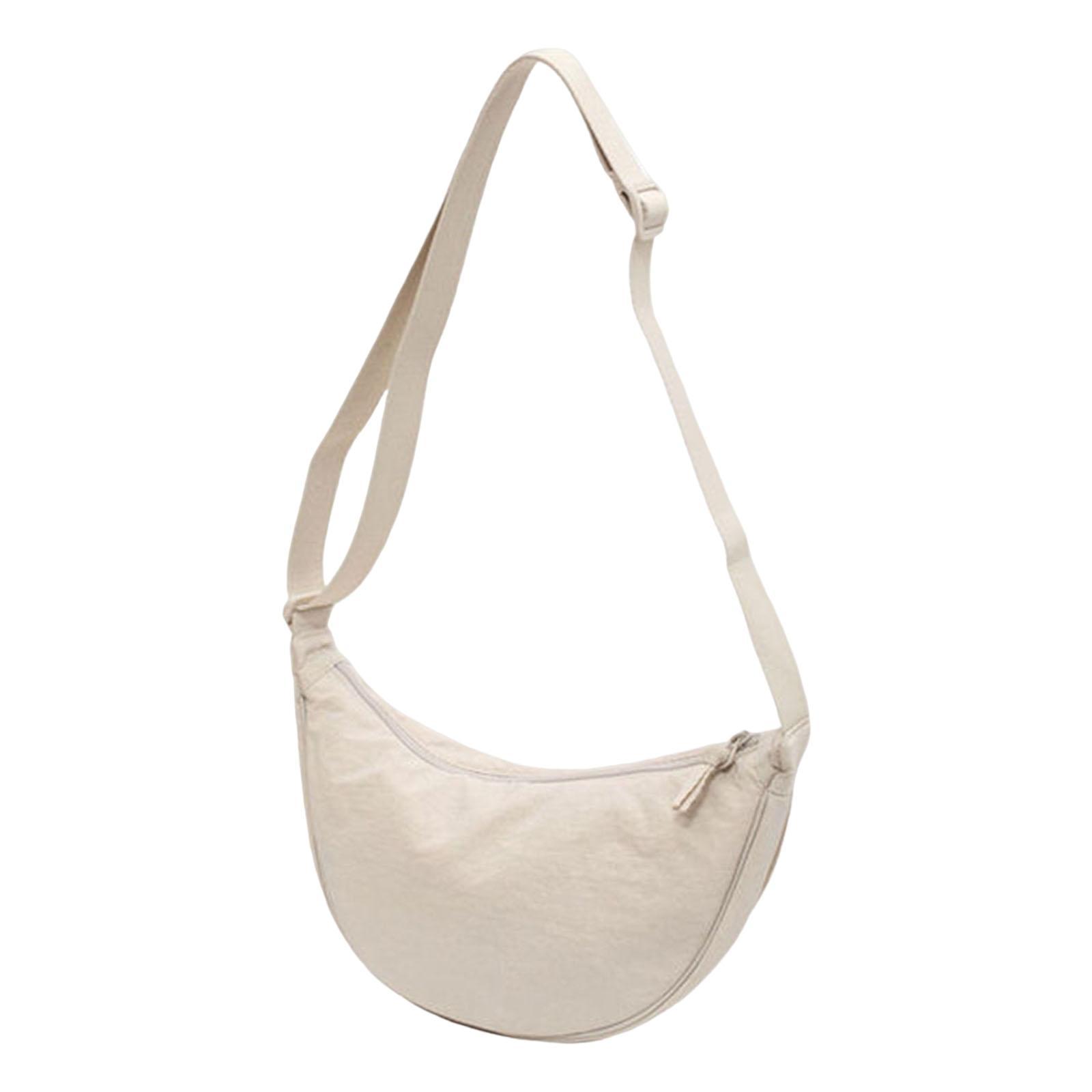 2x Casual Dumpling Bun, Pouch Lady Beach Travel Bag, Shopping Bag, Girls Nylon Shoulder Bag