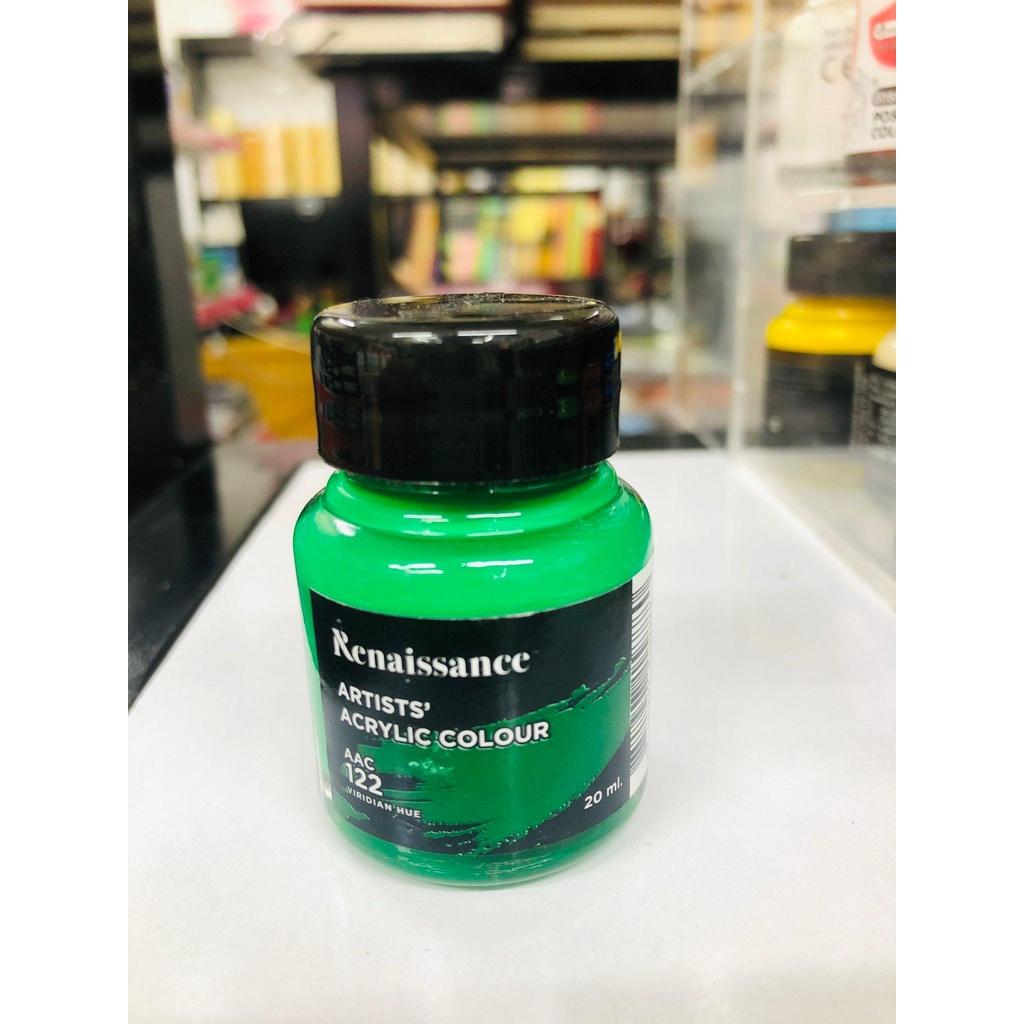 Màu Nước  Renaissance 20ML  Xanh lá cây VIRIDIAN HUE (BT)#122