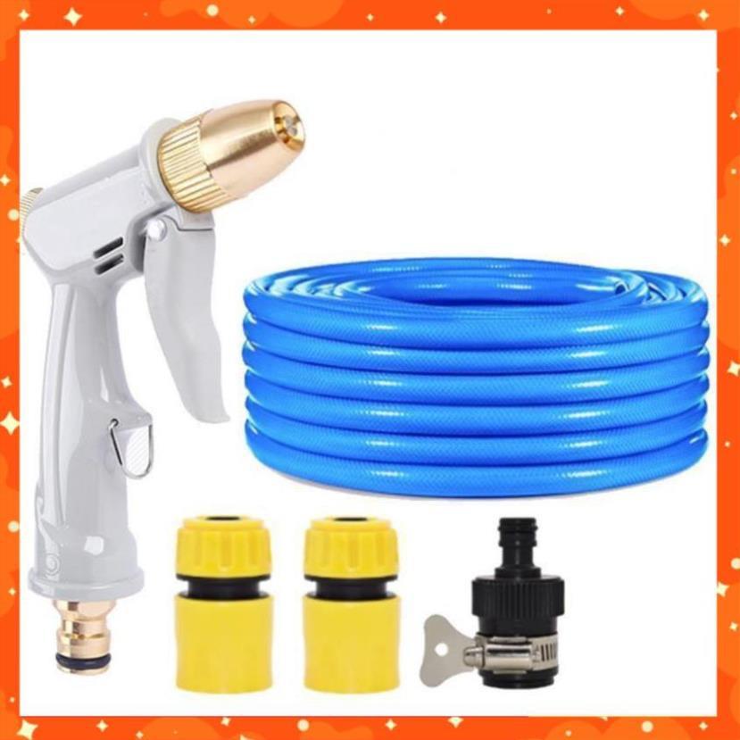 Bộ dây vòi xịt nước rửa xe, tưới cây tăng áp 3 lần, loại 20m 206846