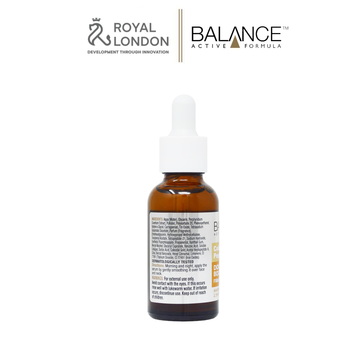 Tinh chất Balance Active Formula Collagen + Peptides Double Booster 30ml