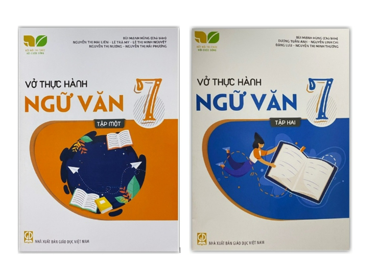 Sách - Combo Vở thực hành Ngữ văn lớp 7 tập 1+2 (Kết nối tri thức với cuộc sống)