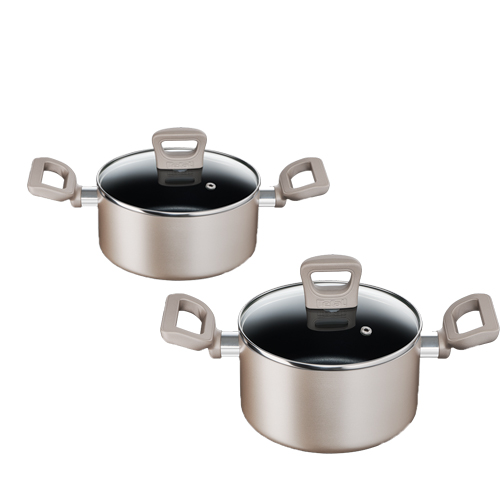 Bộ 2 Nồi Tefal Sensations 18-24cm - Tương thích với tất cả các mặt bếp - Tương thích với tất cả các mặt bếp - Công nghệ Thermor-spot cảnh báo nhiệt - Hàng chính hãng Hàng chính hãng