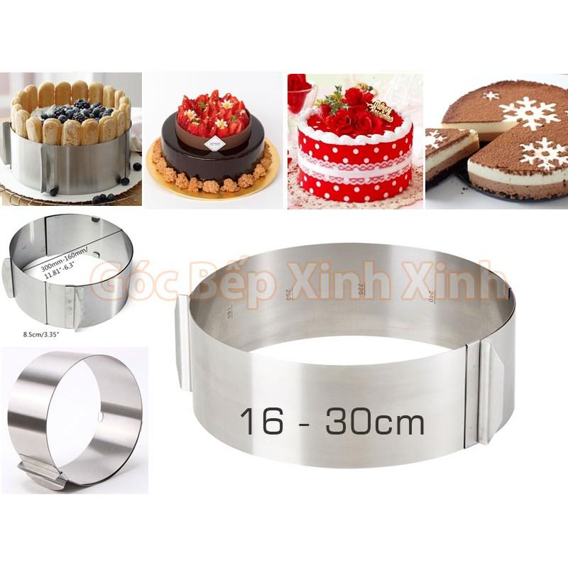 Khuôn ring mouse tròn thay đổi kích thước 16-30cm