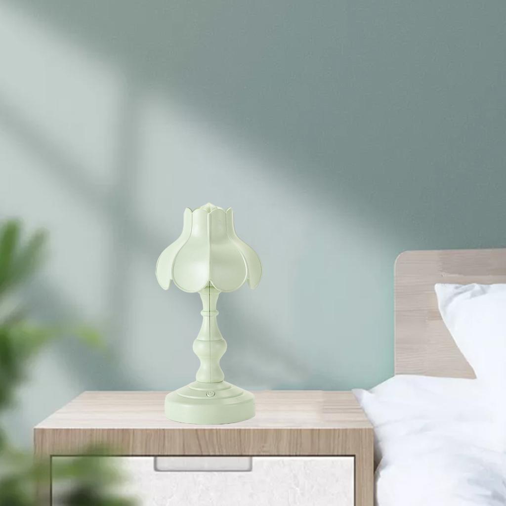 Desk Night Lamp Table Lamp European Lotus Small Night Light for Living Room Bedrooms Bedside Coffee Room