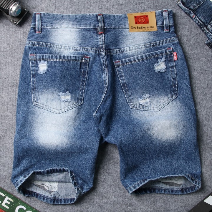 Quần short jean nam xanh đậm Q418 MĐ