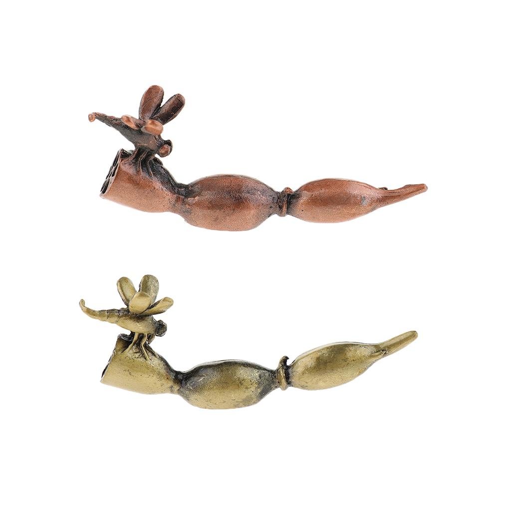 Exquisite Chinese Calligraphy Brush Rest/Holder with Lotus Root Design A