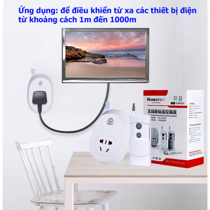 Ổ cắm điều khiển từ xa công suất lớn HT-9501