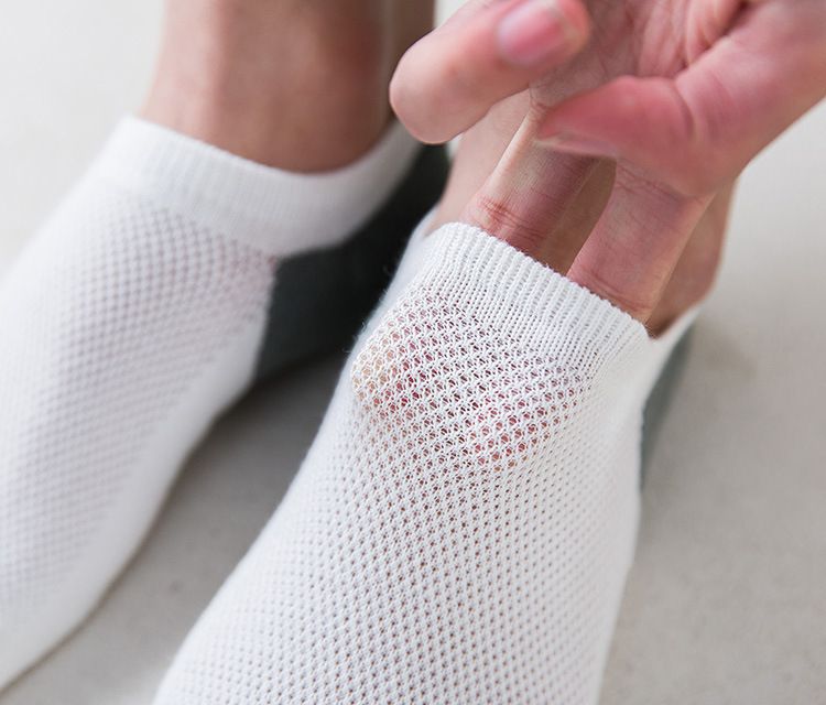 Bộ 5 tất cổ ngắn unisex phong cách độc lạ thoáng mát thấm hút mồ hôi