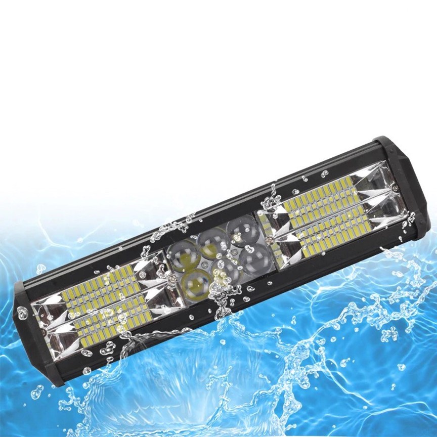 Đèn LED Bar 48 Bóng 2 Tầng 6 Bi Cầu Giữa + Tặng Chai Keo Chống Thấm Nước