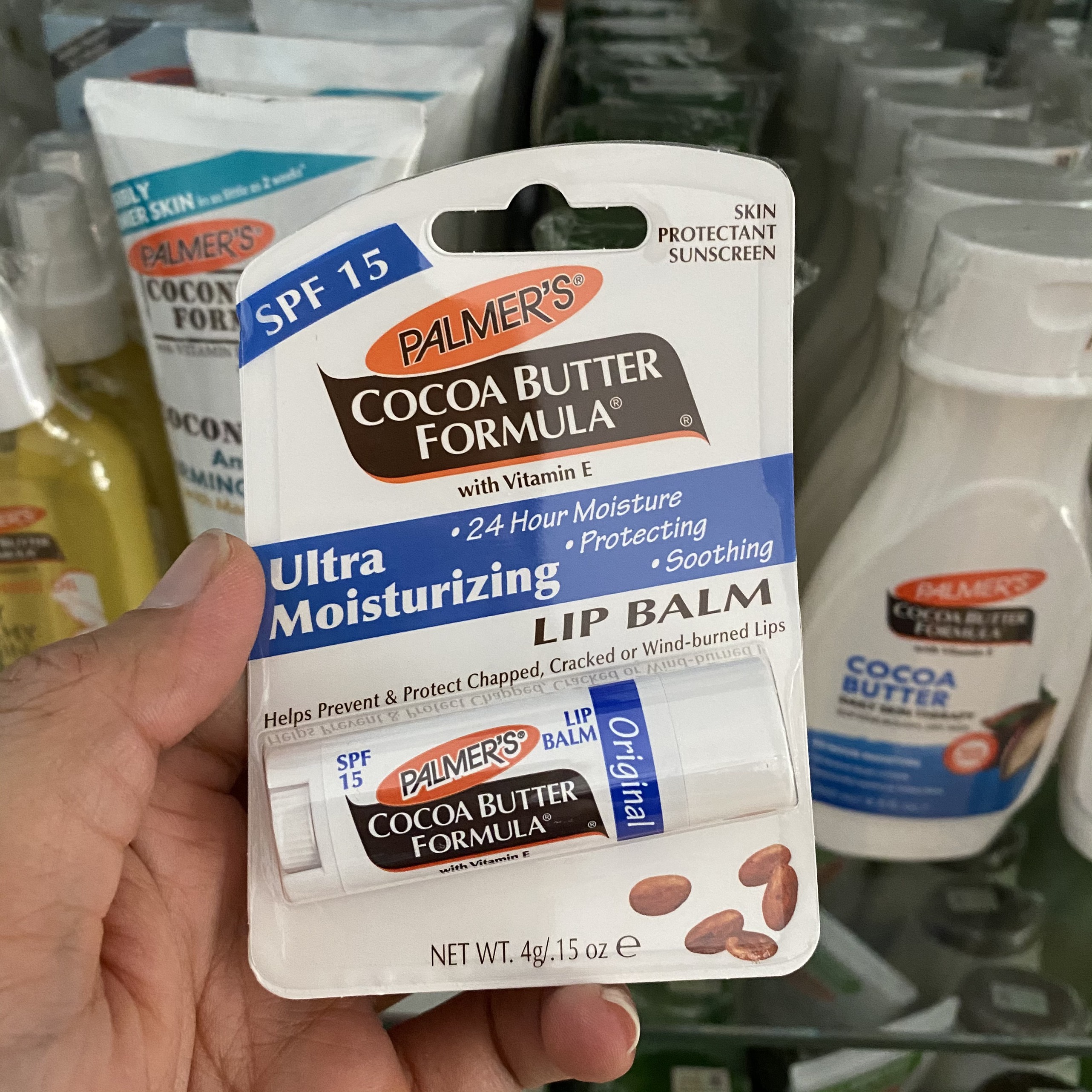 Son Dưỡng Môi Chống Khô Nứt Nẻ SPF15 PALMER'S - Hương Ca Cao
