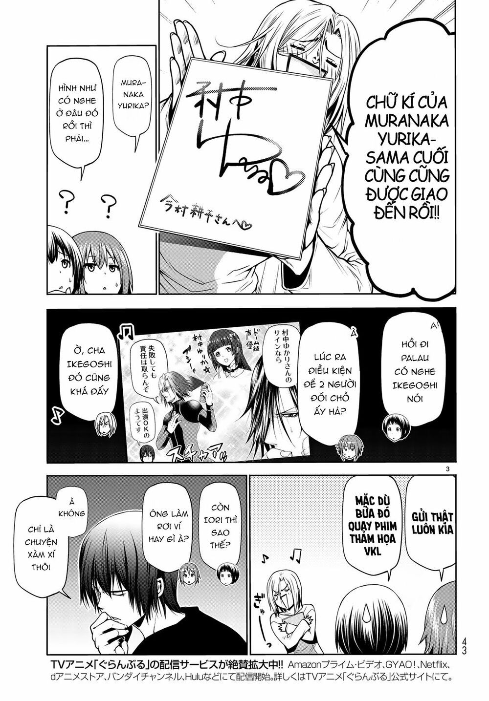 cô gái thích lặn - grand blue chapter 60 3